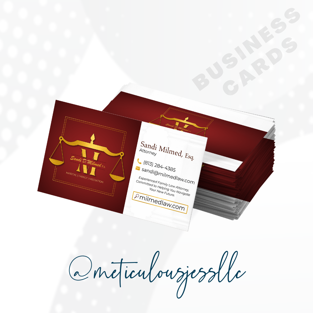 business card design MJM